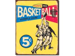 Plaque en métal Basket Ball