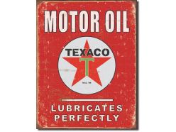 Plaque en métal Texaco Motor Oil