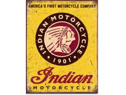 Plaque en métal Indian Motor