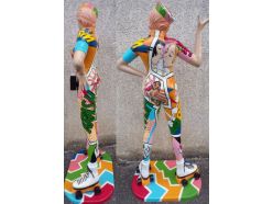 Statue Pop Art Roller en Résine