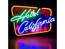 Enseigne Néon Hotel California 