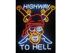 Enseigne Néon Highway To Hell