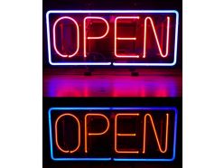 Enseigne Néon Open Lumineuse