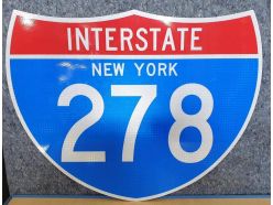 Panneau Routier Interstate New York 278 USA 