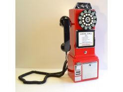 Payphone Rétro Rouge 50's