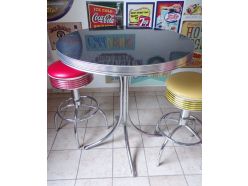 Table Haute Mange Debout Sixties TO21