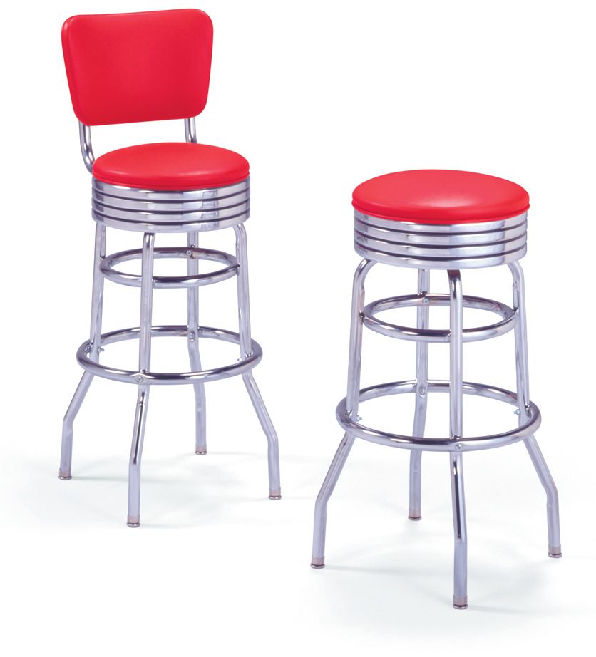 Tabouret Americain Vintage Decoration Us 50 S Et 60 S