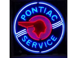 Enseigne Néon Pontiac Service XXL 