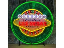 Enseigne Néon Las Vegas Roulette 