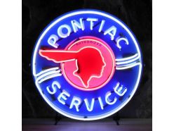 Enseigne Néon Pontiac Service 