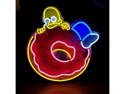 Enseigne Néon Donut Homer Simpson 