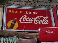 Enseigne Coca Cola Pause Drink